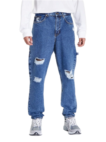 Karl Kani Retro Tapered Workwear Heavy Distressed Denim Jeans KM223-007-2