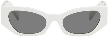 Dolce & Gabbana White DG Elastic Sunglasses 0DG6186 8056597846226