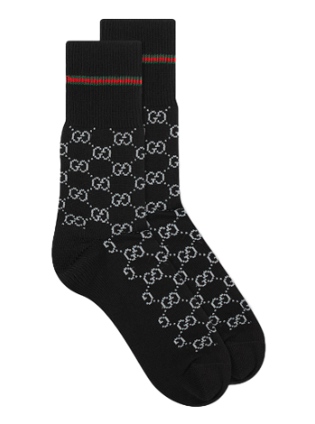 Gucci GG Jacquard Sock Black 572266-4G056-1062