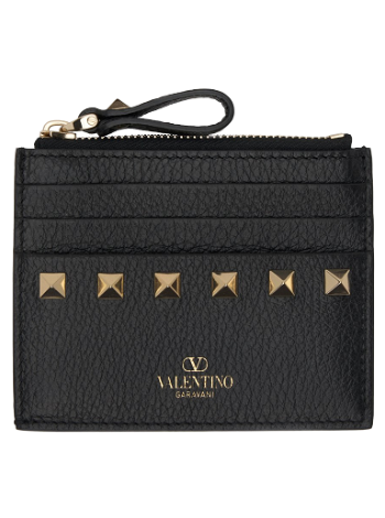 Valentino Garavani Rockstud Zipper Card Holder 3W2P0T35VSH