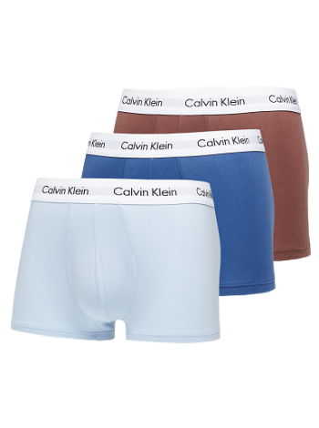 CALVIN KLEIN Cotton Stretch Classic Fit Low Rise Trunk 3-Pack U2664G H59