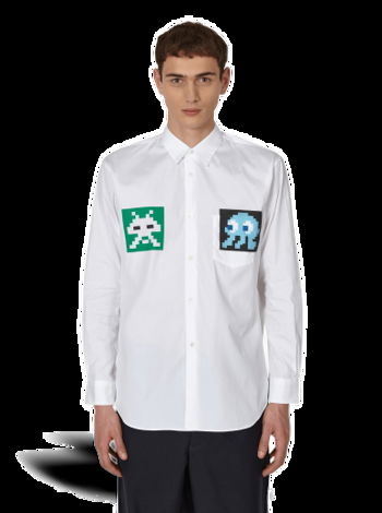 Comme des Garçons Invader Poplin Shirt FJ-B028-W22 1