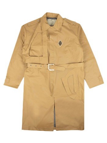 A-COLD-WALL* Rubberized Trench Coat ACW AW19 CTD01 TAN
