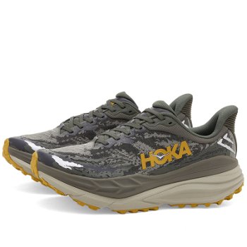Hoka One One Men's Stinson 7 Sneakers in Olive Haze/Forest Cover, Size UK 10 | END. Clothing 1141530-OZF