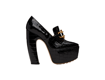 Bottega Veneta Mostra Pump Heels "Black" 729724 V2DW0