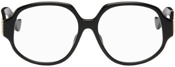 Loewe Black Oversized Round Glasses LW50054FW55001
