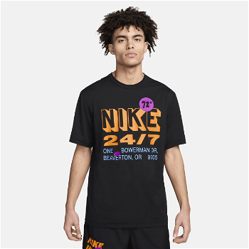 Nike Pánské fitness tričko Hyverse Dri-FIT UV s krátkým rukávem - Černá FN3988-010
