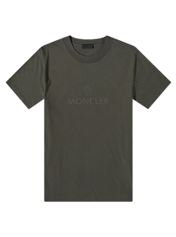 Moncler Matt Black Logo Tee 8C000-09-829H8-890