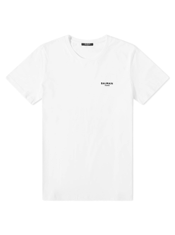 Balmain Flock Small Logo T-Shirt BH1EF000BB04-GAB