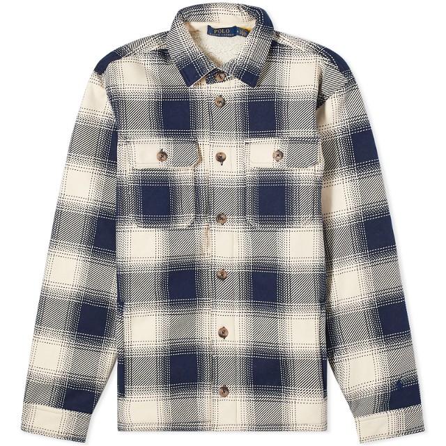 Quilted Plaid Overshirt