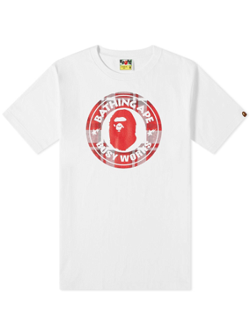 BAPE Check Gift Busy Works Tee 001TEI201003F-WHT