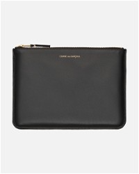 Classic Print Leather Pouch