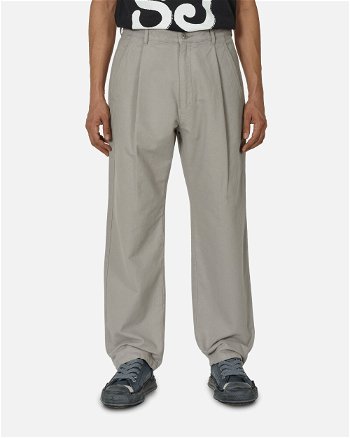 Cav Empt Brushed Soft Cotton One Tuck Pants Grey CES25PT11 GRY
