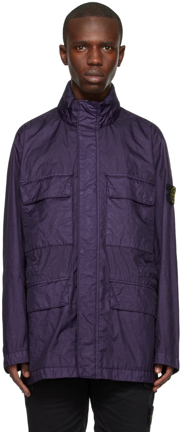 Purple Water-Resistant Coat