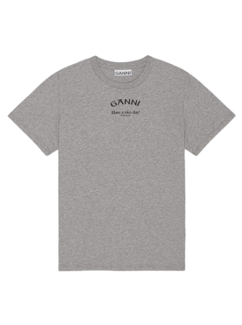 GANNI Thin Jersey Relaxed T-shirt T3677-921