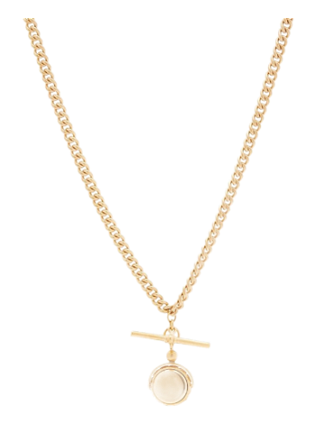 Maison Margiela Chain Necklace With Pendant Yellow Gold Plating SM1UU0038-SV0162-950