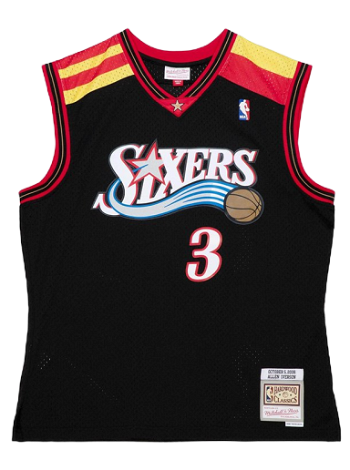 Mitchell & Ness NBA Philadelphia 76ers Allen Iverson Alternate Spain Jersey SMJY4203-P7606AIVBLCK