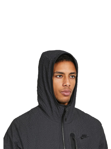Tech Essentials Lined Woven Full-Zip Hooded Jacket
