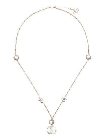 Gucci Crystal Double G Necklace 753868 J1D50
