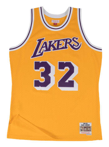 Mitchell & Ness NBA Swingman Jersey Los Angeles Lakers Magic Johnson SMJYGS18175-LALLTGD84EJH
