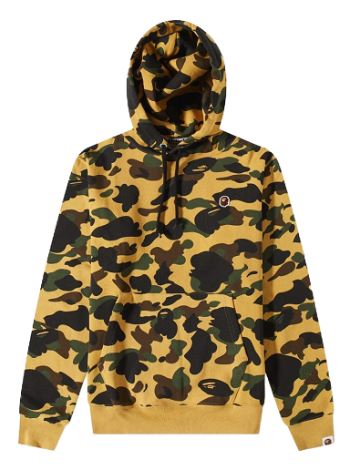 BAPE One Point Pullover Hoodie 001PPH801004M-YLW