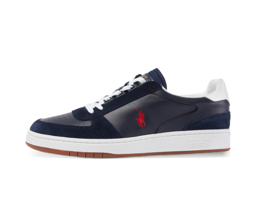Polo Ralph Lauren Men's Polo Court Leather/Suede Trainers - Newport Navy/RL2000