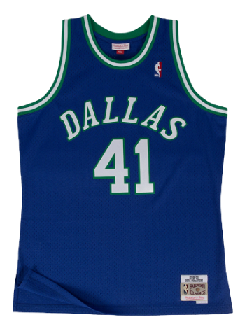 Mitchell & Ness Dallas Mavericks Dirk Nowitzki Swingman Jersey SMJYGS18158-DMAROYA98DNO