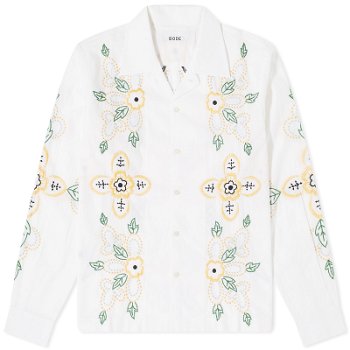 Bode Embroidered Buttercup Shirt MRF23SH061-WHT