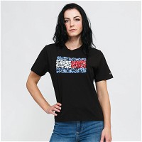 Relaxed Floral Flag Tee