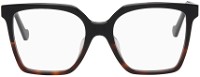 Black & Tortoiseshell Square Glasses
