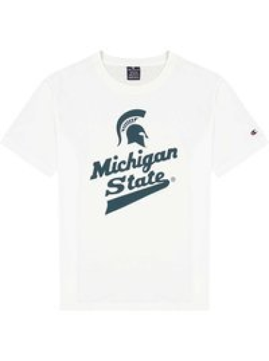 College Logo Cotton T-Shirt