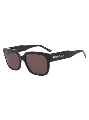 Balenciaga Flat Sunglasses Black/Grey BB0049S-001