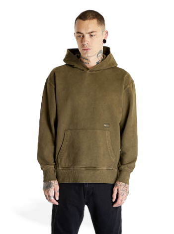Tommy Hilfiger Tommy Jeans Relaxed Tonal Badge Hoodie Drab Olive Green DM0DM17809 MR1