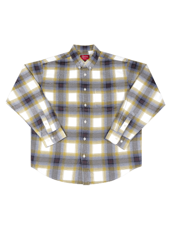 Supreme Brushed Plaid Flannel Shirt SS22S8 NATURAL