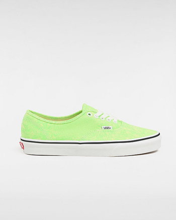 Vans Authentic Shoes (neon Acid Wash Green) Unisex Green, Size 3 VN000BW5CX2