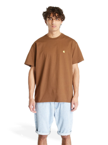 Carhartt WIP Short Sleeve Chase T-Shirt Brown I026391.1R0XX