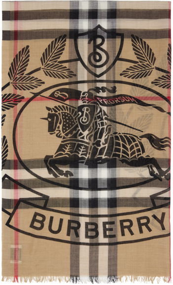 Burberry Montage Scarf Beige 8066743