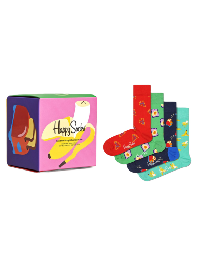 Food For Thought Socks Gift Set 4-Pack