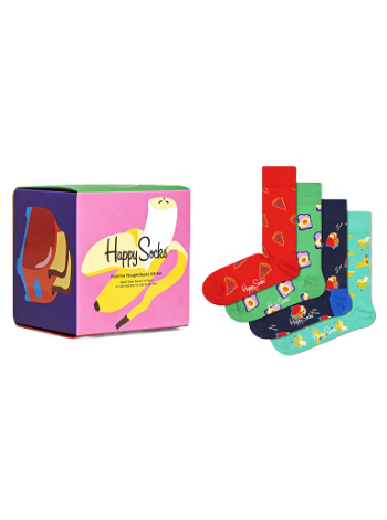 Happy Socks Food For Thought Socks Gift Set 4-Pack XFFT09-0200