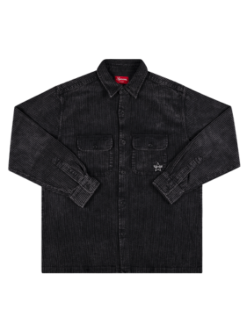 Supreme Corduroy Shirt SS22S33 BLACK