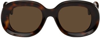 Loewe Tortoiseshell Oval Sunglasses LW40103UW4952E 192337118661