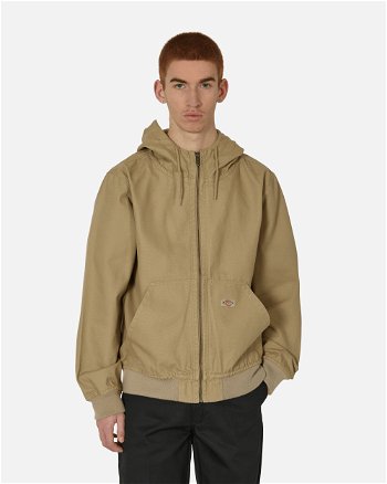 Dickies Duck Canvas Hooded Unlined Jacket Desert Sand DK0A4YQL F021