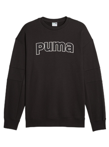 Puma TEAM Relaxed Sweatshirt Herren, Schwarz, Größe: L, Kleidung 621324_01