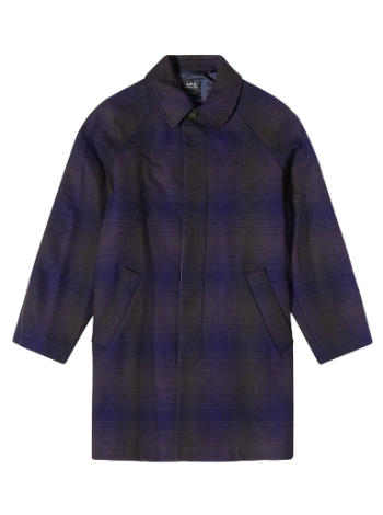 A.P.C. Maxime Check Wool Overcoat WOAPT-H01500-CAE