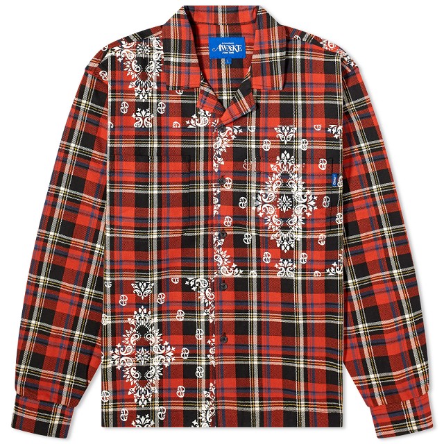 Paisley Flannel Vacation Shirt