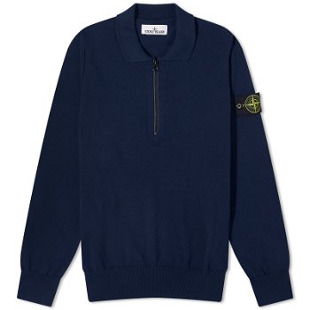 Stone Island Soft Cotton Knitted Polo Shirt 8015543B2-V0020