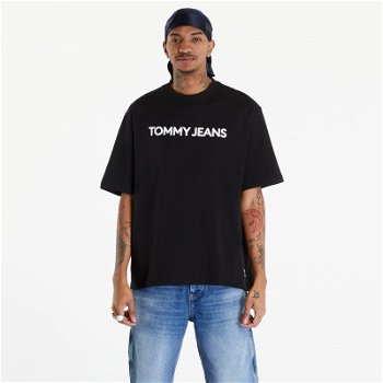 Tommy Hilfiger Logo Oversized Fit T-Shirt Black DM0DM18267 BDS