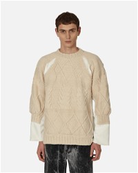 Fisherman Sweater White