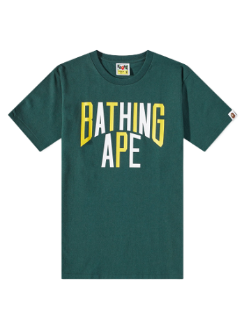 BAPE Colours Nyc Logo T-Shirt Green 001TEJ301020M-GRN