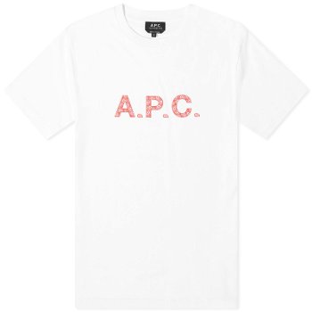 A.P.C. James Paisley Logo T-Shirt COEIO-H26347-WRD